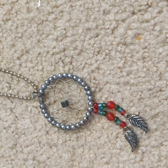 Jewelry Bundle:Dreamcatcher Necklace, Chunky Gray Bracelet, and Jewelery Set - Picture 7 of 7